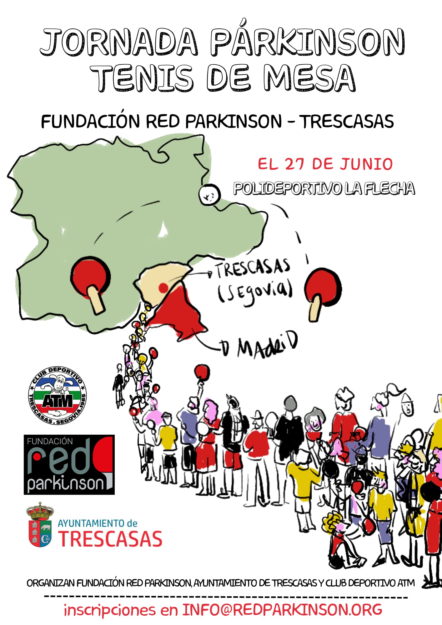 Cartel II Jornada Párkinson Tenis de Mesa